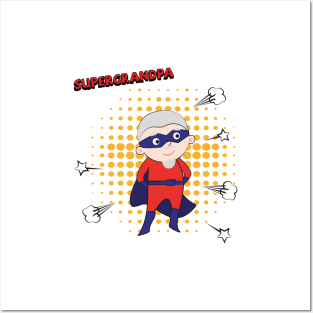 Super grandpa 4 Posters and Art